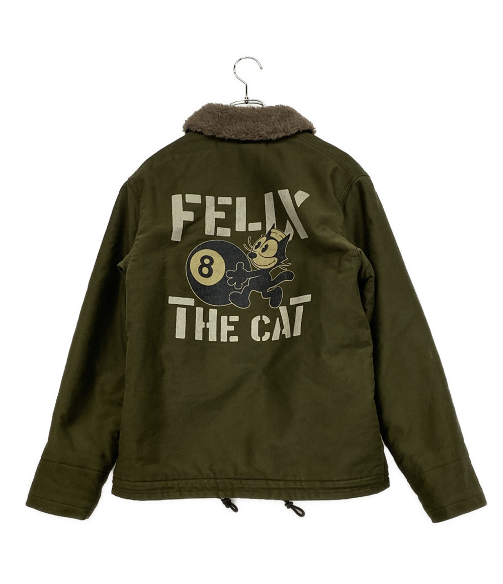 TOYS McCOY ジャケット N-1 FELIX THE CAT カーキ メンズ SIZE 36 TOYS McCOY