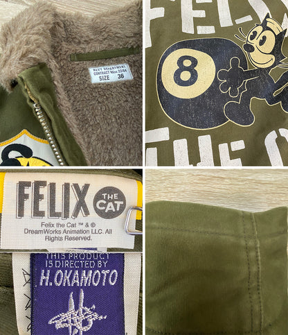 TOYS McCOY ジャケット N-1 FELIX THE CAT カーキ メンズ SIZE 36 TOYS McCOY