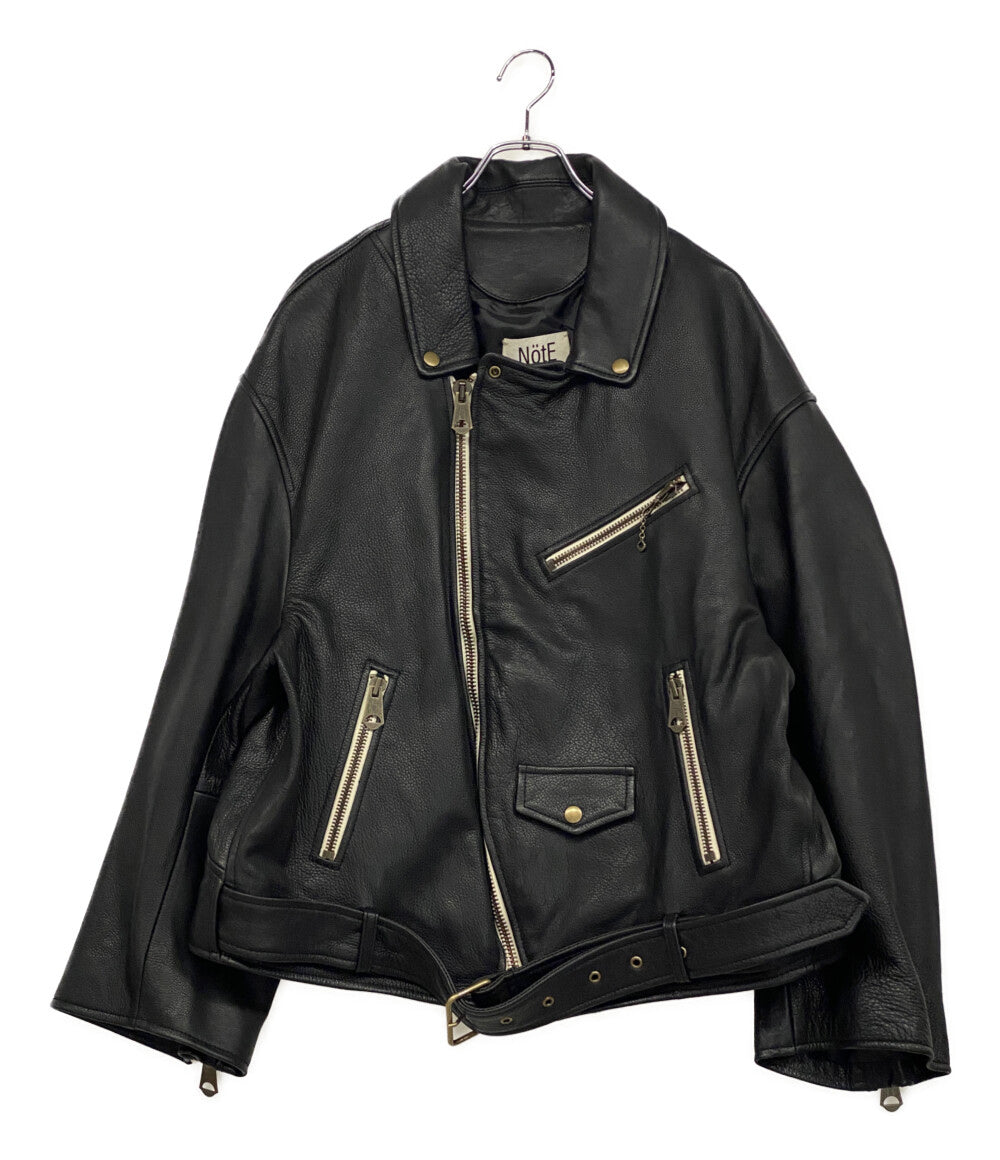 ノート ライダースジャケット オーバーサイズ ブラック 2S-0078054000202461 2A-007 メンズ SIZE 44 NotE