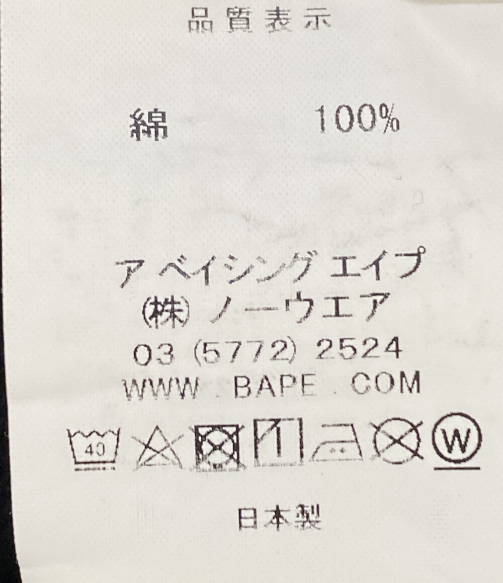 アベイシングエイプ パーカー 001PPD301001X ブラック メンズ SIZE XL A BATHING APE