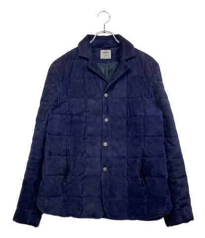 エンメティ ジャケット スウェード ブルー メンズ SIZE 48 EMMETI