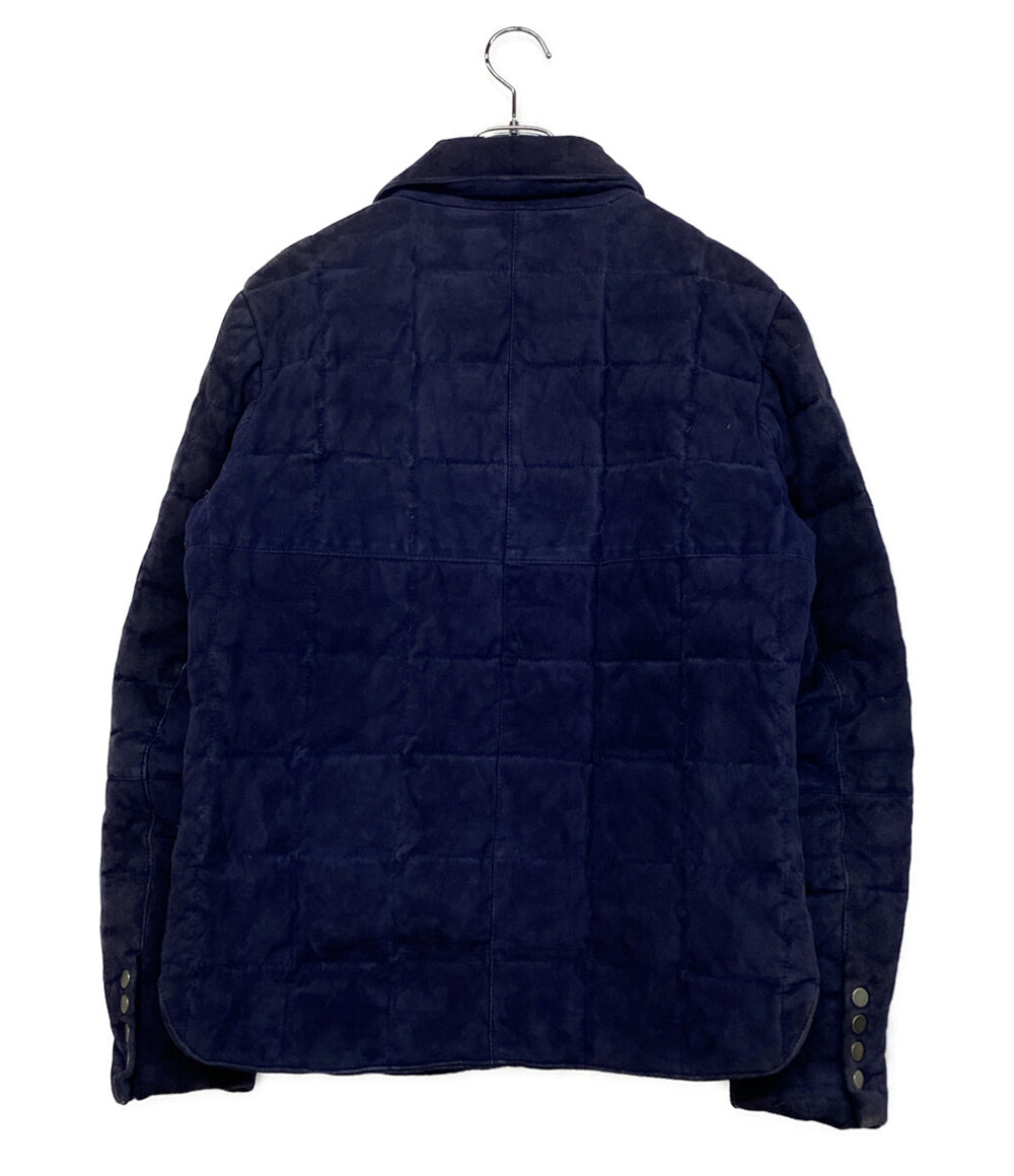 エンメティ ジャケット スウェード ブルー メンズ SIZE 48 EMMETI