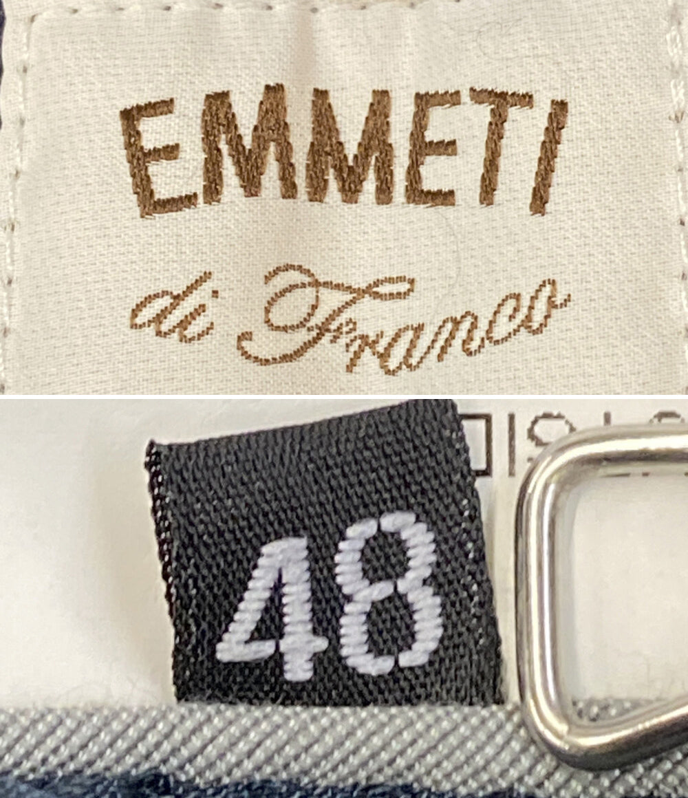 エンメティ ジャケット スウェード ブルー メンズ SIZE 48 EMMETI