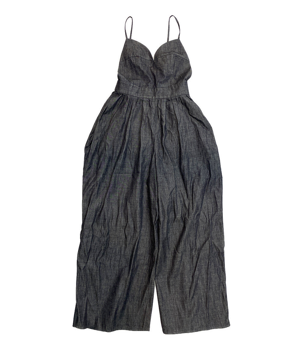 美品 イウエンマトフ オールインワン デニム 8726-162-0085 レディース SIZE 38 AEWEN MATOPH