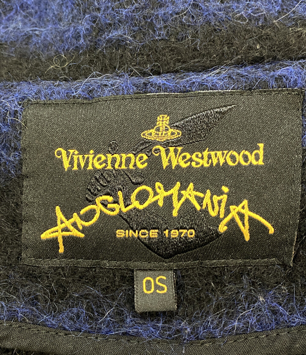 ヴィヴィアンウエストウッド アングロマニア モヘア ボーダーポンチョ メンズ SIZE OS VIVIENNE WESTWOOD ANGLOMANIA