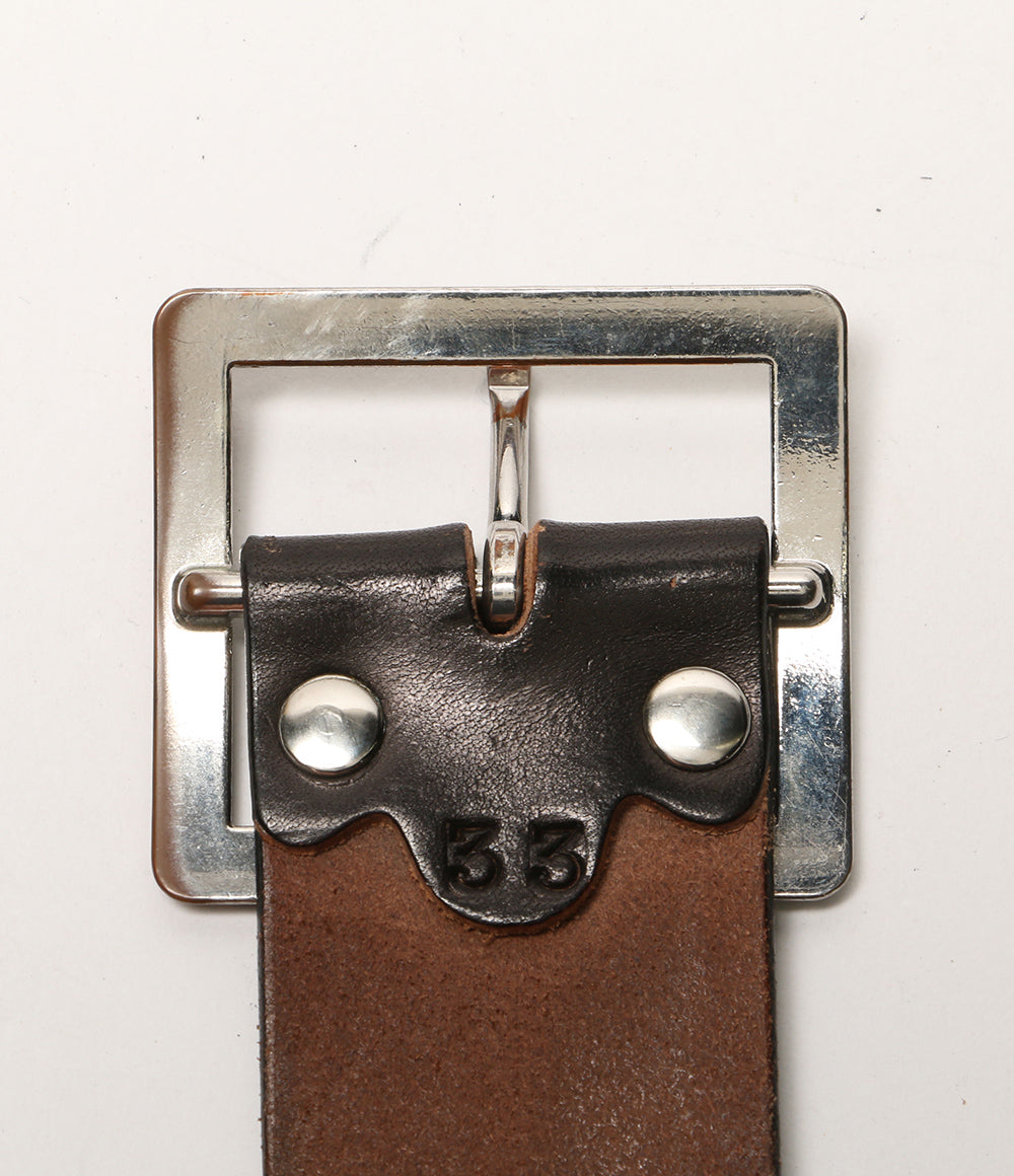 ヒステリックグラマー ベルト レザー RAWHIDE ブラック スタッズ  