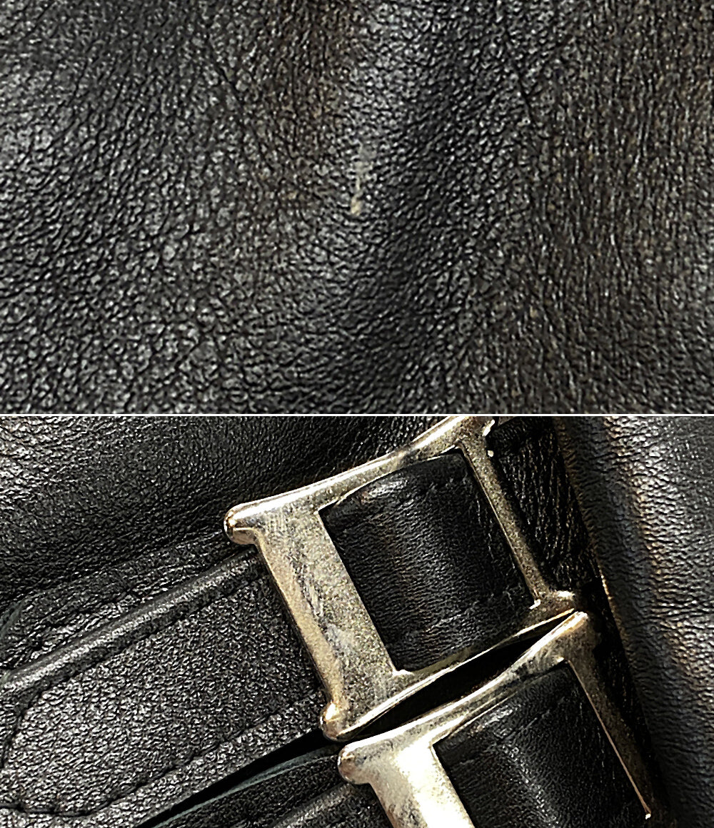 トリプルシックス ライダースジャケット 内側キルティング メンズ SIZE 36 666