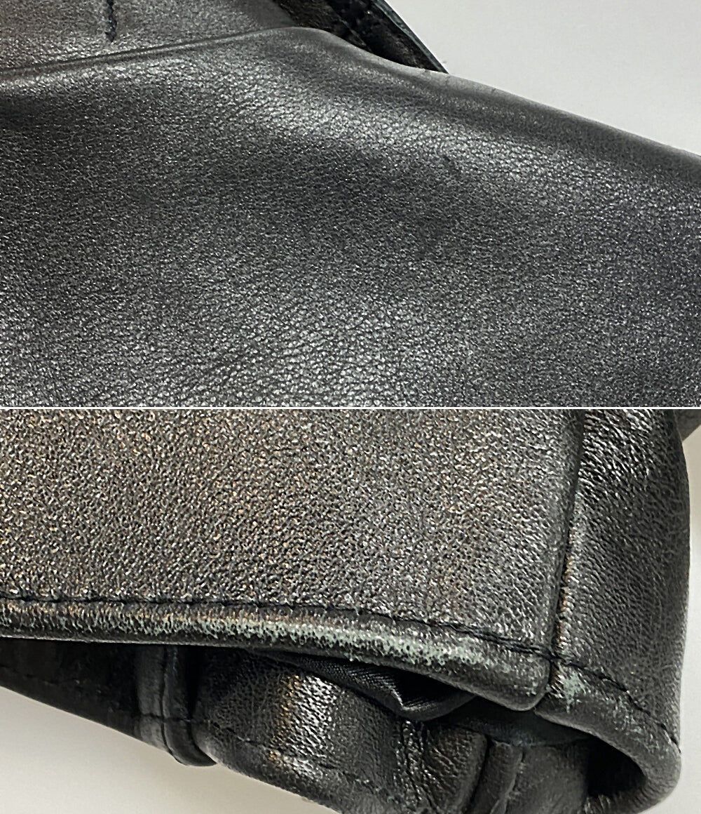 トリプルシックス ライダースジャケット 内側キルティング メンズ SIZE 36 666