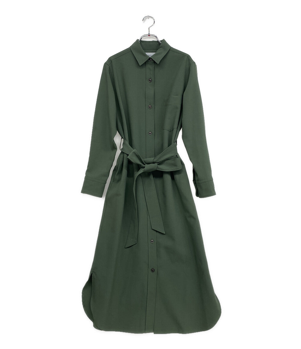ソージュ 長袖ワンピース カーキ S-00-OP-006 レディース SIZE M soeju
