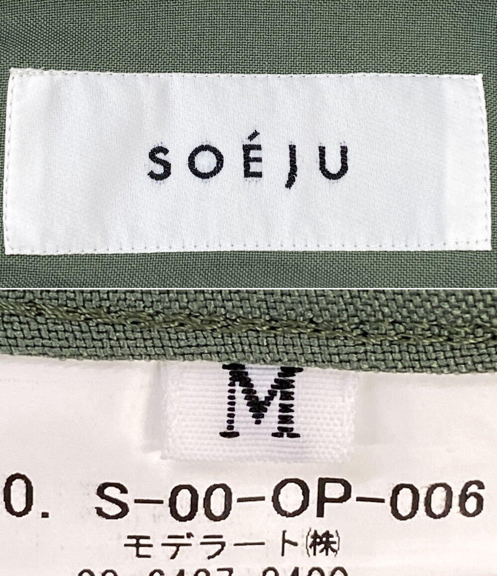 ソージュ 長袖ワンピース カーキ S-00-OP-006 レディース SIZE M soeju