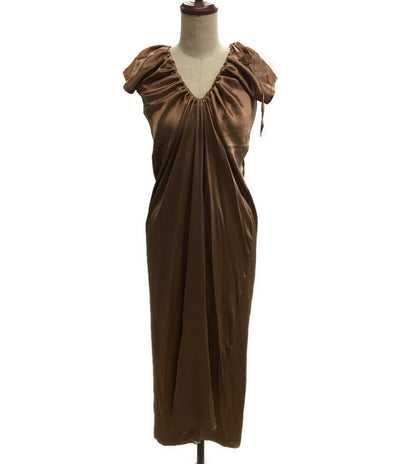 BASERANGE ベースレンジ ノースリーブワンピース シルクドレス レディース SIZE S