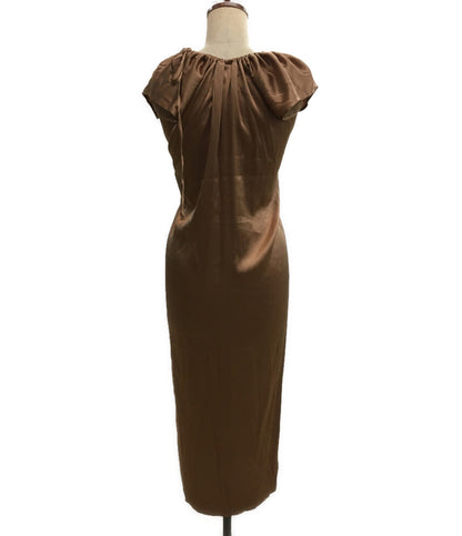 BASERANGE ベースレンジ ノースリーブワンピース シルクドレス レディース SIZE S