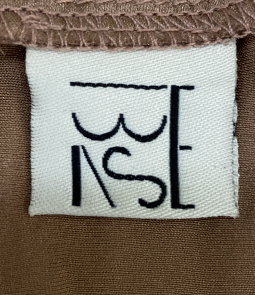 BASERANGE ベースレンジ ノースリーブワンピース シルクドレス レディース SIZE S