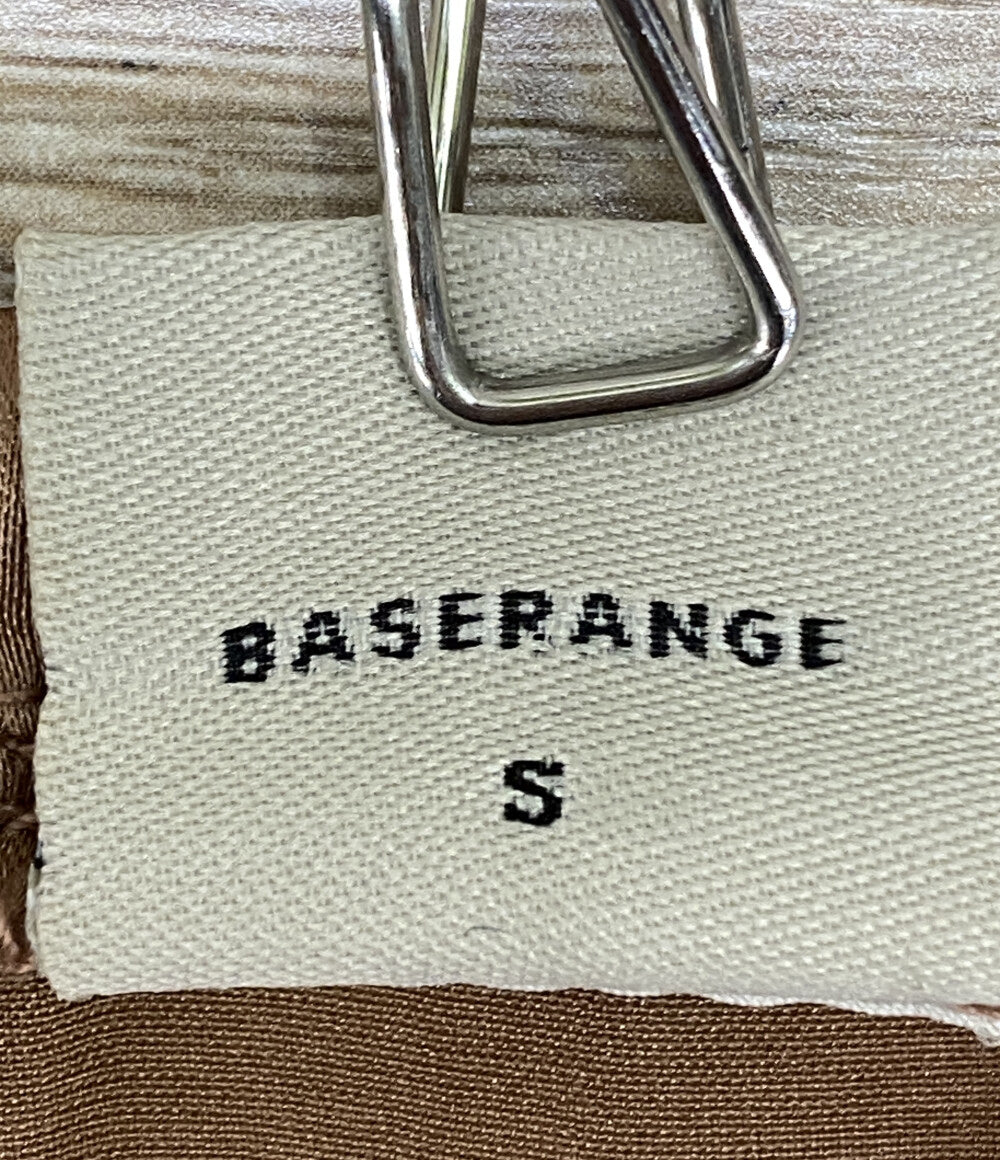 BASERANGE ベースレンジ ノースリーブワンピース シルクドレス レディース SIZE S