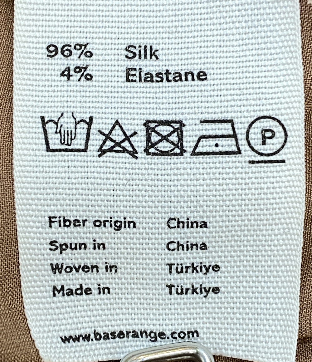 BASERANGE ベースレンジ ノースリーブワンピース シルクドレス レディース SIZE S