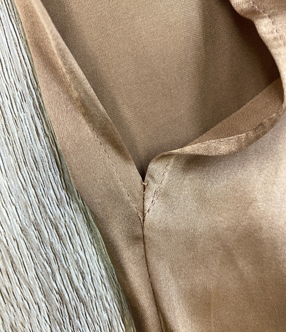 BASERANGE ベースレンジ ノースリーブワンピース シルクドレス レディース SIZE S