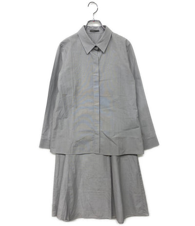 セオリーリュクス セットアップ 長袖シャツ ロングスカート レディース SIZE 38 theory luxe