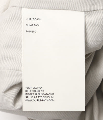アワーレガシー ショルダーバッグ Sling Shoulder Bag A4248SC メンズ OUR LEGACY