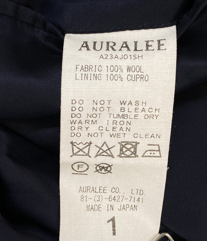 オーラリー テーラードジャケット SUPER FINE WOOL TWILL JACKET 23AW メンズ SIZE 1 AURALEE
