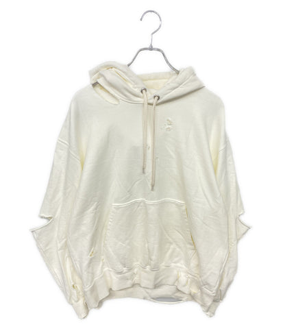 美品 VICTIM ビッグシルエットダメージプルオーバーパーカー VTM-23-CS-102 メンズ SIZE M ヴィクティム