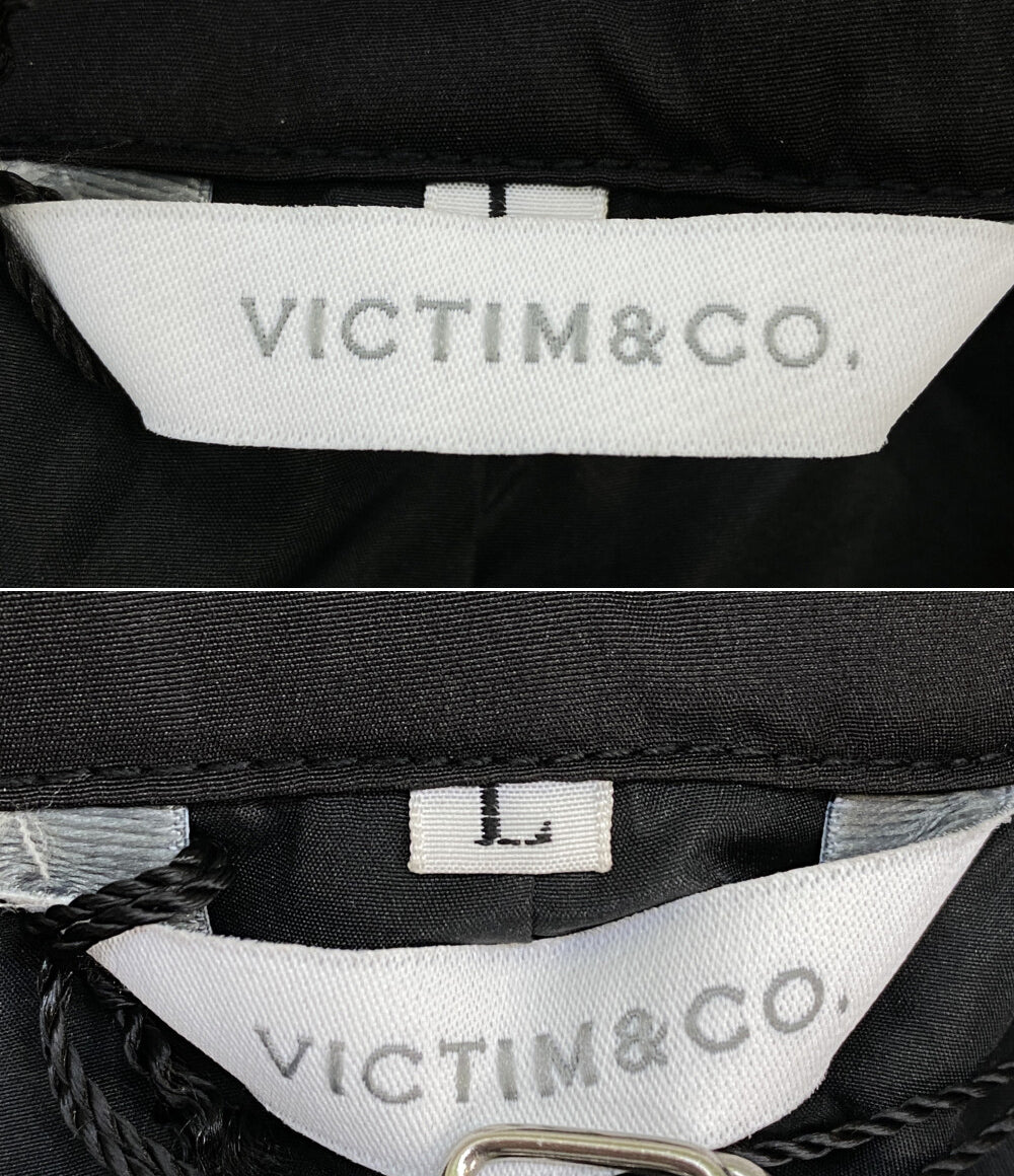 VICTIM ロングフードコート メンズ SIZE L ヴィクティム
