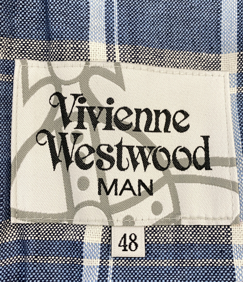 ヴィヴィアンウエストウッドマン アシンメトリーチェックジャケット メンズ SIZE 48 Vivienne Westwood MAN