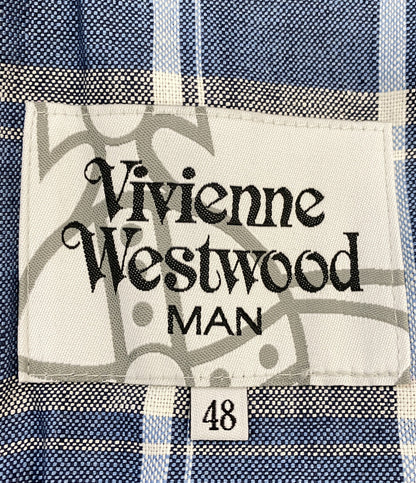 ヴィヴィアンウエストウッドマン アシンメトリーチェックジャケット メンズ SIZE 48 Vivienne Westwood MAN