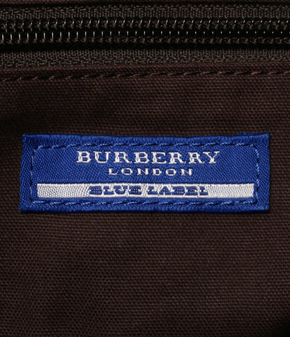 バーバリーブルーレーベル ショルダーバッグ ピンク×ブラウン ZAE74-001-14 レディース BURBERRY BLUE LABEL