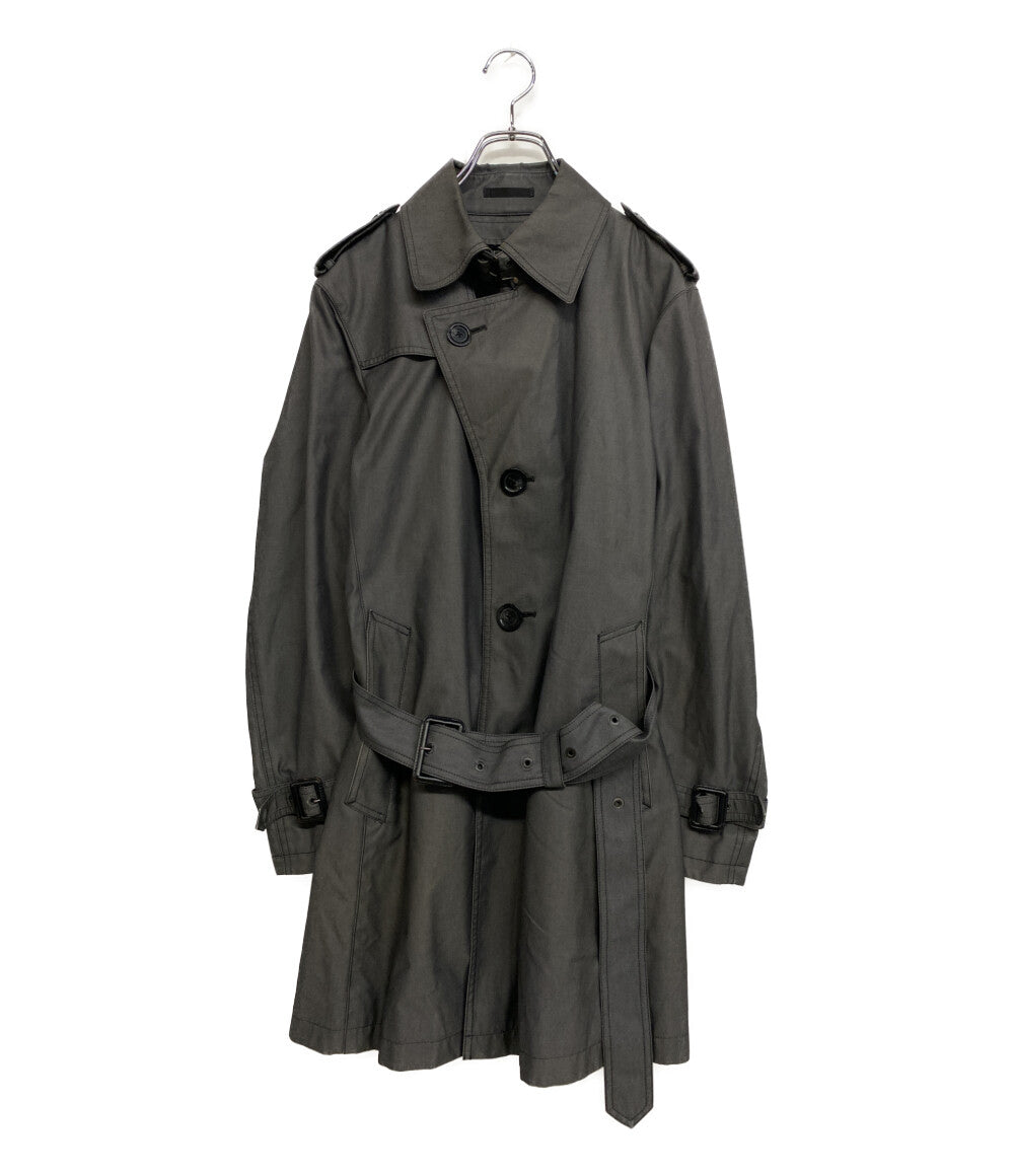 バーバリーブラックレーベル トレンチコート グレー D1A15-201-08 メンズ SIZE M BURBERRY BLACK LABEL