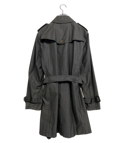 バーバリーブラックレーベル トレンチコート グレー D1A15-201-08 メンズ SIZE M BURBERRY BLACK LABEL