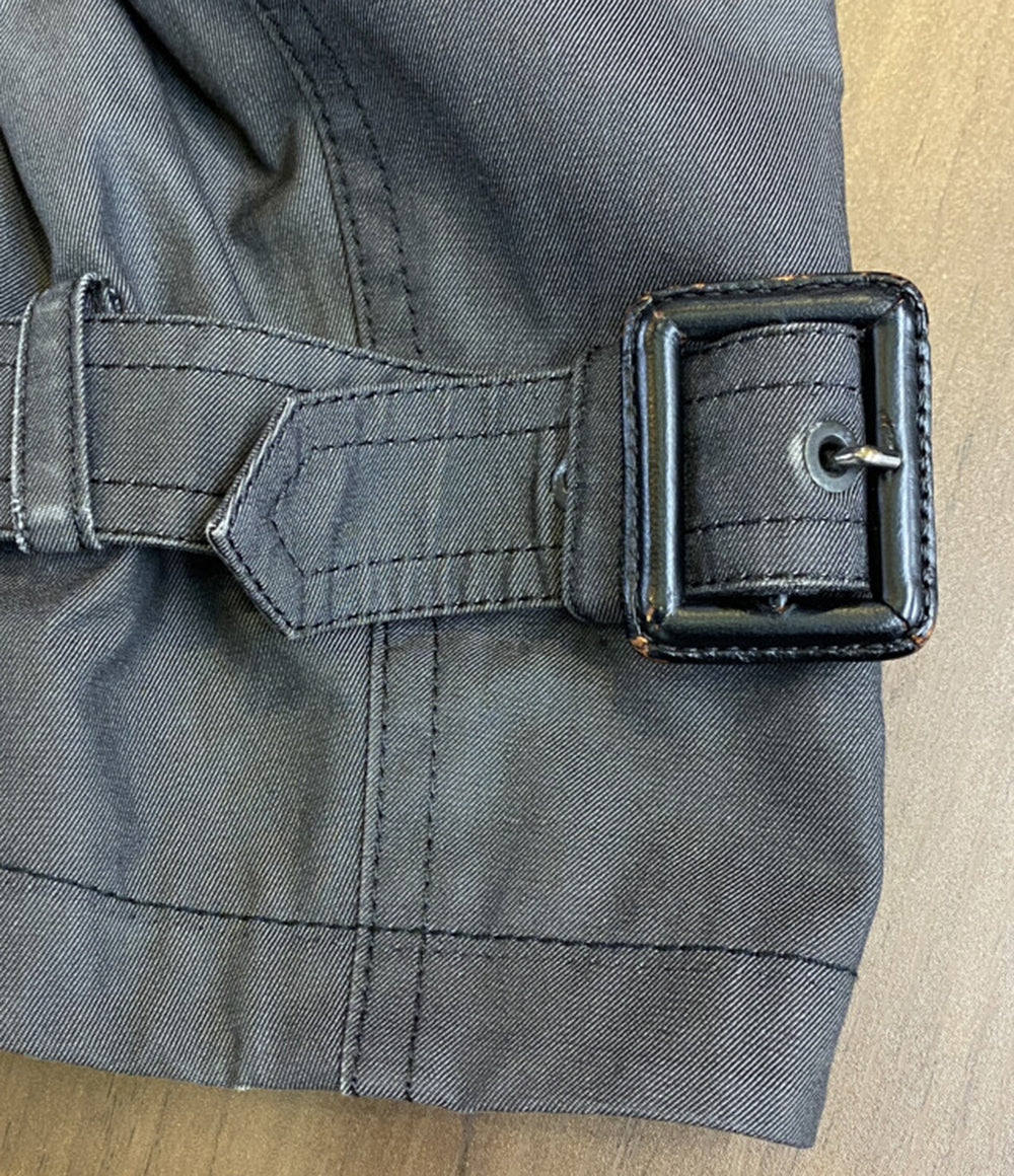 バーバリーブラックレーベル トレンチコート グレー D1A15-201-08 メンズ SIZE M BURBERRY BLACK LABEL