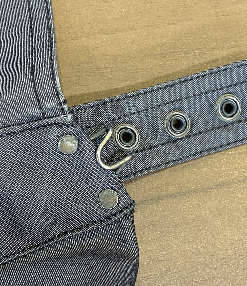 バーバリーブラックレーベル トレンチコート グレー D1A15-201-08 メンズ SIZE M BURBERRY BLACK LABEL