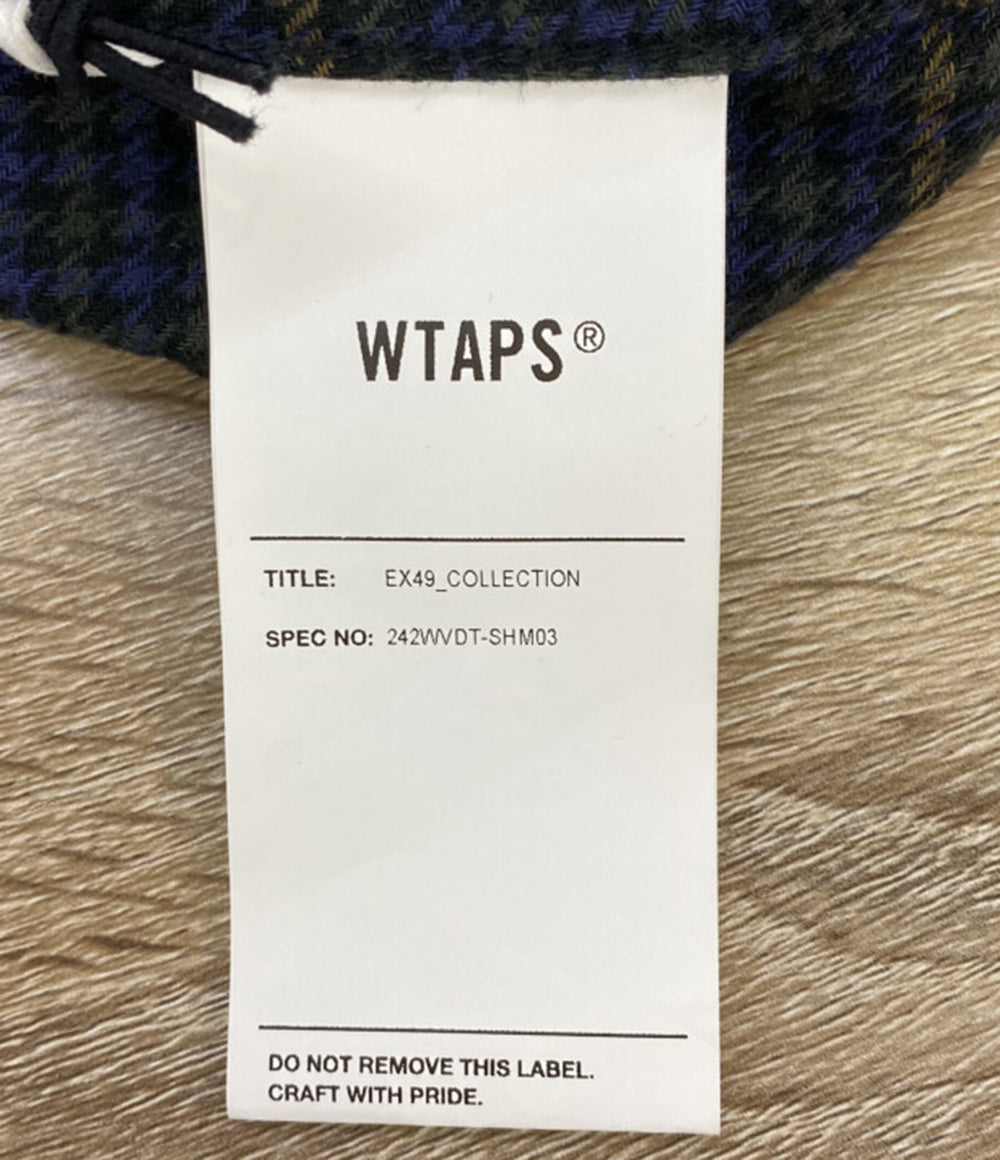 ダブルタップス 長袖シャツ チェック 242WVDT-SHM03 メンズ SIZE 02 WTAPS