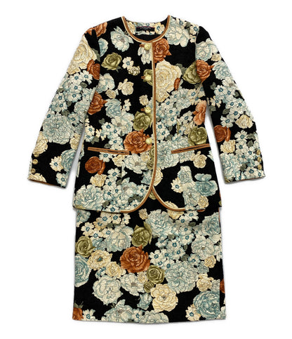 LEONARD セットアップ ジャケットスカート 花柄 レディース SIZE 9AR レオナール