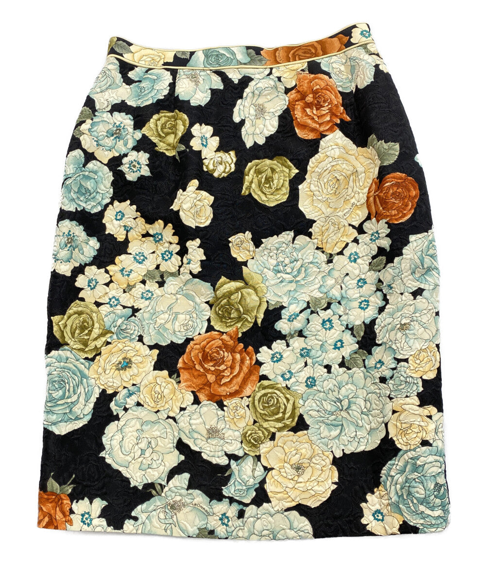 LEONARD セットアップ ジャケットスカート 花柄 レディース SIZE 9AR レオナール