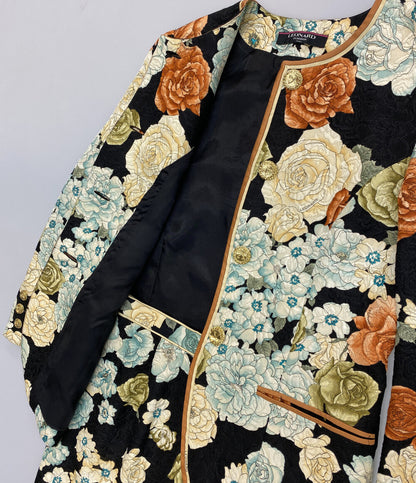 LEONARD セットアップ ジャケットスカート 花柄 レディース SIZE 9AR レオナール