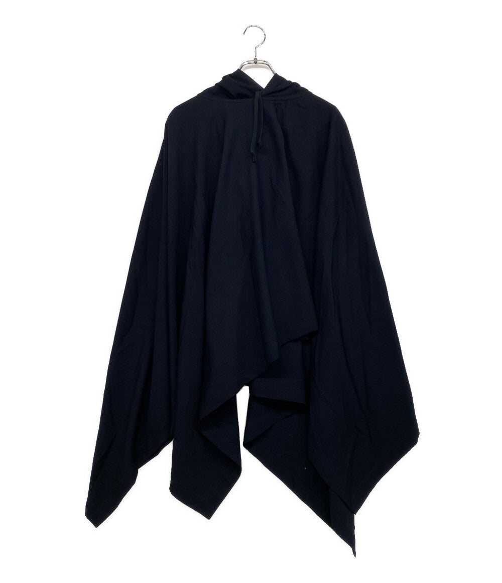 最終価格）COMME des GARÇONS HOMME DEUX ウールケープ コム デ ギャルソン オム ドゥ ウールギャバフーデッドポンチョ メンズ