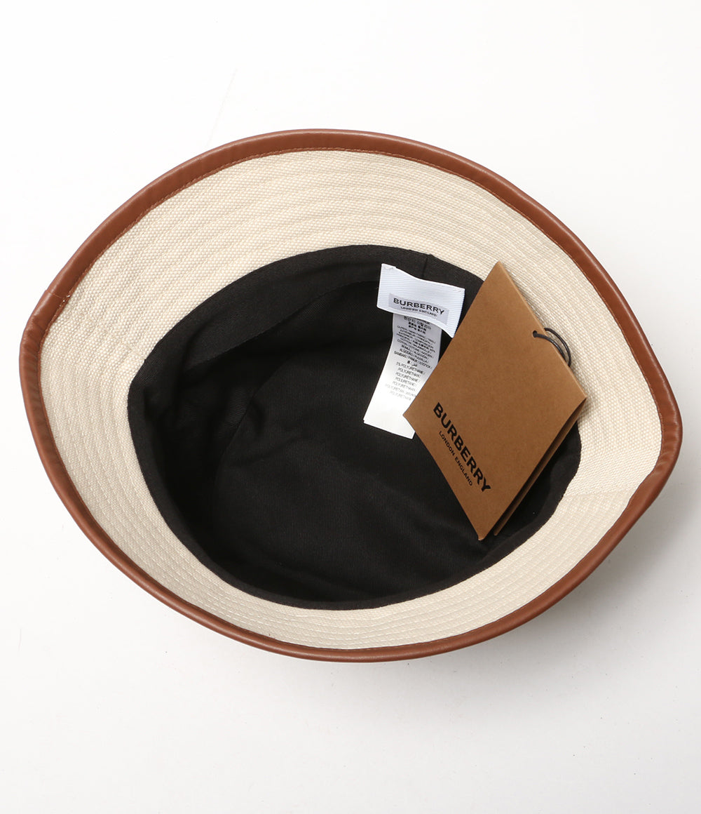 バーバリー 美品 ハット Archway Logo Applique Bucket Hat 8027038 レディース SIZE S BURBERRY