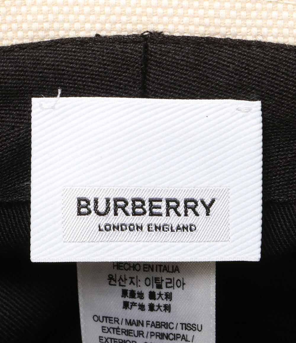 バーバリー 美品 ハット Archway Logo Applique Bucket Hat 8027038 レディース SIZE S BURBERRY