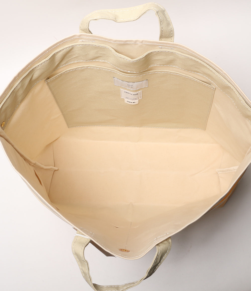 美品 ムヤ トートバッグ Base Tote by This is(a)n /STOCK NO: メンズ SIZE L MUYA