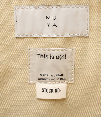 美品 ムヤ トートバッグ Base Tote by This is(a)n /STOCK NO: メンズ SIZE L MUYA