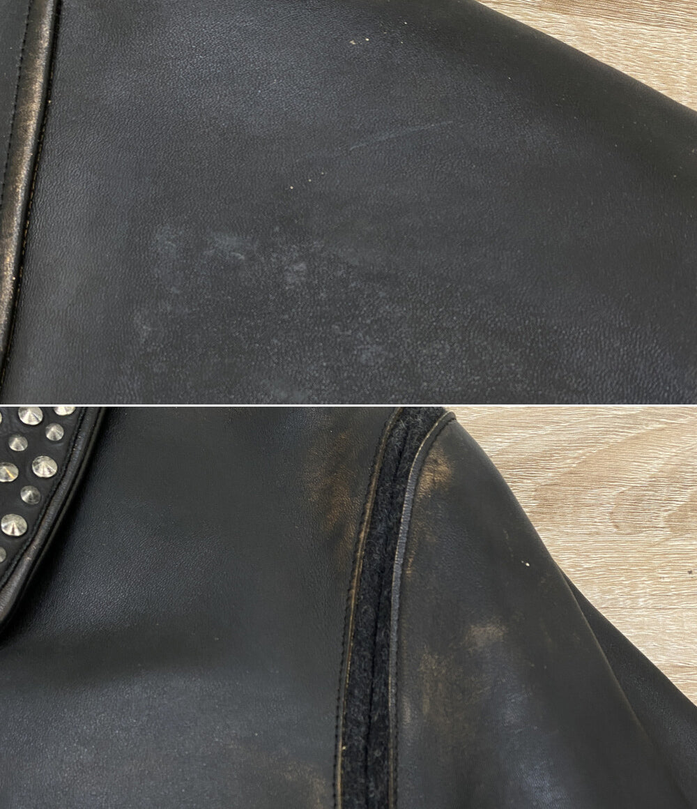 ミハラヤスヒロ ジャケット スタッズ 41011273 馬革 メンズ SIZE 46