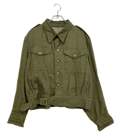 ミリタリー ジャケット 1955 イギリス軍 カーキ メンズ SIZE 8