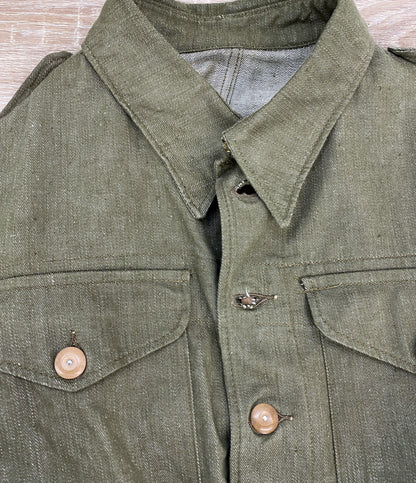 ミリタリー ジャケット 1955 イギリス軍 カーキ メンズ SIZE 8