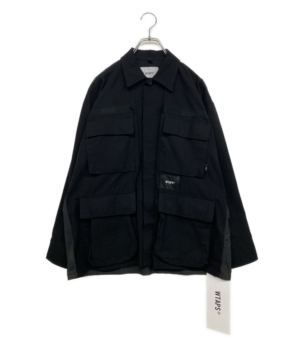 WTAPS ジャングルシャツ BLACK Lサイズ DECENDANT ダブルタップス ジャングルシャツ ジャケット メンズ SIZE 1 WTAPS