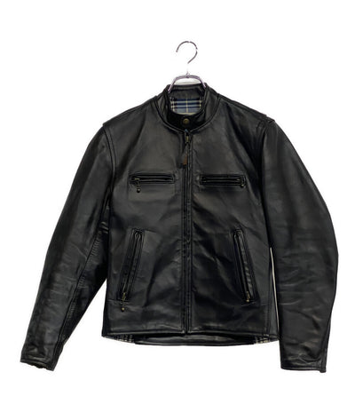 エアロレザー ライダースジャケット シングル メンズ SIZE 32 AERO LEATHER