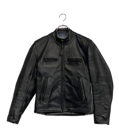 エアロレザー ライダースジャケット シングル メンズ SIZE 32 AERO LEATHER