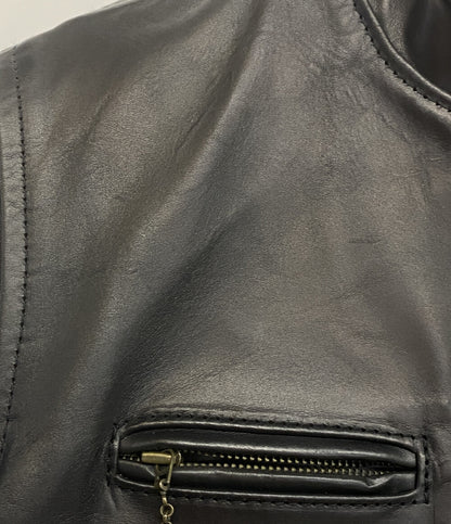 エアロレザー ライダースジャケット シングル メンズ SIZE 32 AERO LEATHER