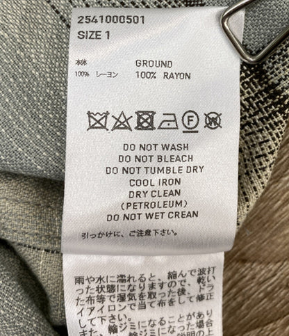シュガーヒル 長袖シャツ 2541000501 SMOKE BLUE メンズ SIZE 1 SUGARHILL