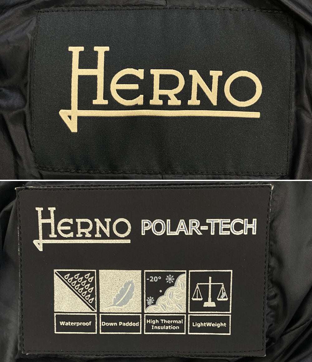 ヘルノ ダウンコート フード レディース SIZE 44 HERNO